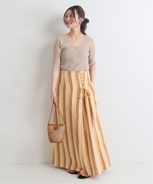 スローブIENA 新品　スカート セール】ビッグボタンスカート◇（スカート）｜SLOBE IENA