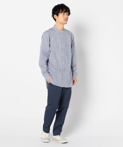 GLOSTER(グロスター)の「オーバーシルエット ロングシャツ(シャツ/ブラウス・メンズ・ホワイト/ブルー系その他・M/S/L)」の12枚目の写真