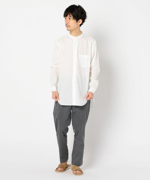 GLOSTER(グロスター)の「オーバーシルエット ロングシャツ(シャツ/ブラウス・メンズ・ホワイト/ブルー系その他・M/S/L)」の13枚目の写真