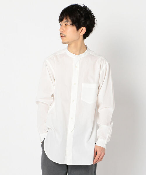 GLOSTER(グロスター)の「オーバーシルエット ロングシャツ(シャツ/ブラウス・メンズ・ホワイト/ブルー系その他・M/S/L)」の14枚目の写真