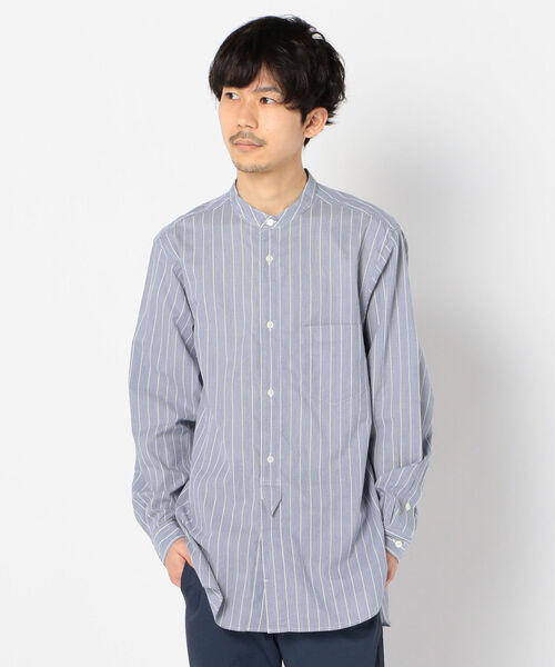 GLOSTER(グロスター)の「オーバーシルエット ロングシャツ(シャツ/ブラウス・メンズ・ホワイト/ブルー系その他・M/S/L)」の15枚目の写真
