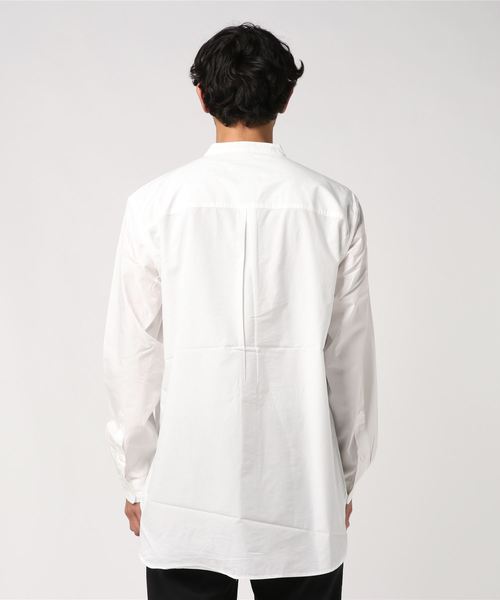 GLOSTER(グロスター)の「オーバーシルエット ロングシャツ(シャツ/ブラウス・メンズ・ホワイト/ブルー系その他・M/S/L)」の20枚目の写真
