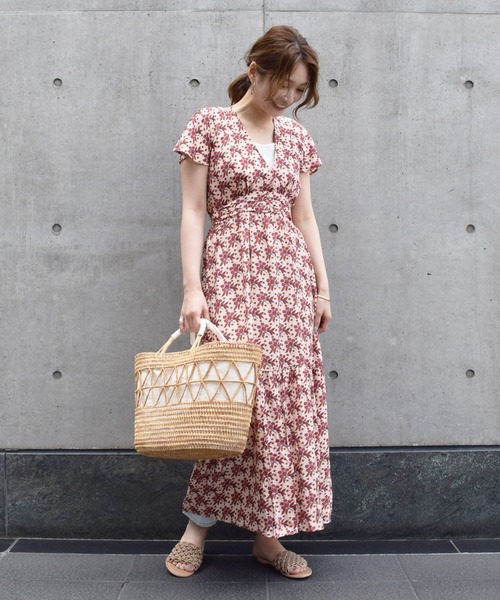 DouDou（ドゥドゥ）の「カゴバッグ（かごバッグ・レディース・ブラック/オフホワイト・FREE）」の13枚目の写真