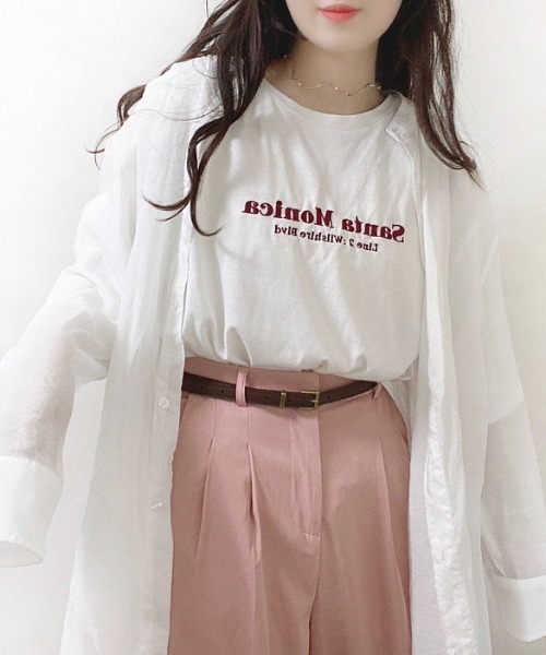 Mysa&Liina（ミーサリーナ）の「バンドカラーシアーシャツチュニック（シャツ/ブラウス・レディース・ブラック/オフホワイト/オレンジ/ミント/ネイビー/ブラウン/キャメル・M）」の8枚目の写真