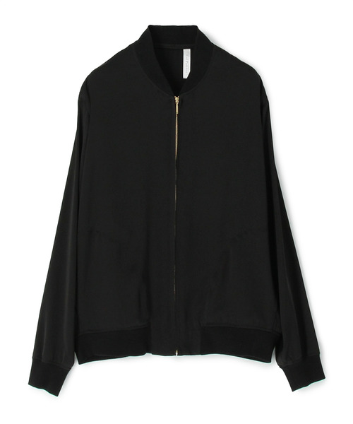 Col Pierrot サテン　ブルゾン Col Pierrot/コルピエロ】サテンブルゾン（その他ブルゾン／アウター