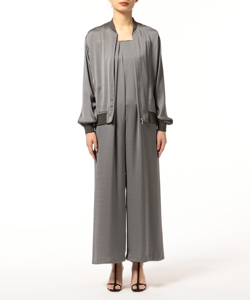 Col Pierrot サテン　ブルゾン Col Pierrot/コルピエロ】サテンブルゾン（その他ブルゾン／アウター