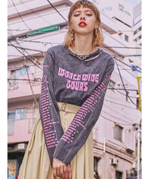 jouetie | ダメージロゴロンT(Tシャツ/カットソー)