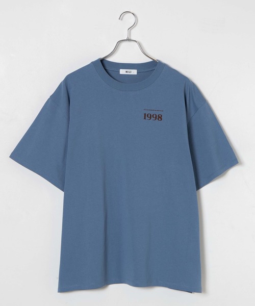 WEGO(ウィゴー)の「WEGO/1998プリントビッグシルエットTシャツ(Tシャツ/カットソー・レディース・ブルー/アイボリー・FREE)」の18枚目の写真