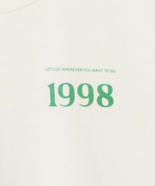 WEGO(ウィゴー)の「WEGO/1998プリントビッグシルエットTシャツ(Tシャツ/カットソー・レディース・ブルー/アイボリー・FREE)」の7枚目の写真