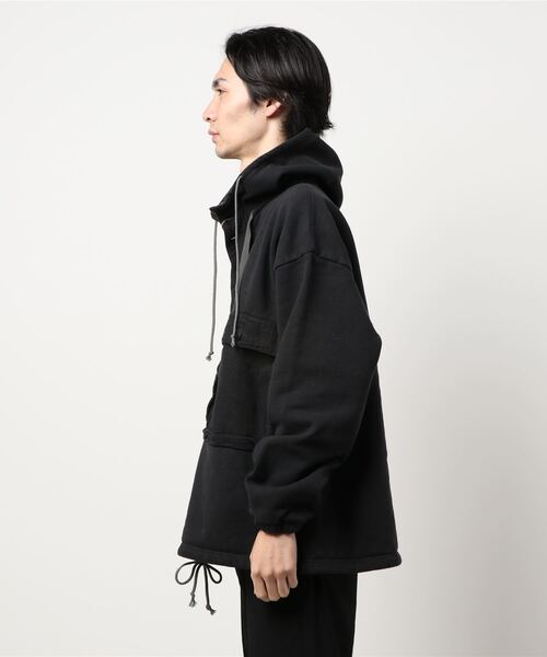 GYPSY&SONS（ジプシーアンドサンズ）の「80/F HIMARAYA PARKA 80フリースヒマラヤパーカー（パーカー・メンズ・オフホワイト/ブラック・MEDIUM/LARGE/X-LARGE）」の4枚目の写真