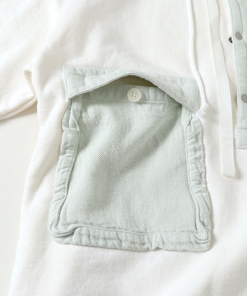 GYPSY&SONS（ジプシーアンドサンズ）の「80/F HIMARAYA PARKA 80フリースヒマラヤパーカー（パーカー・メンズ・オフホワイト/ブラック・MEDIUM/LARGE/X-LARGE）」の10枚目の写真