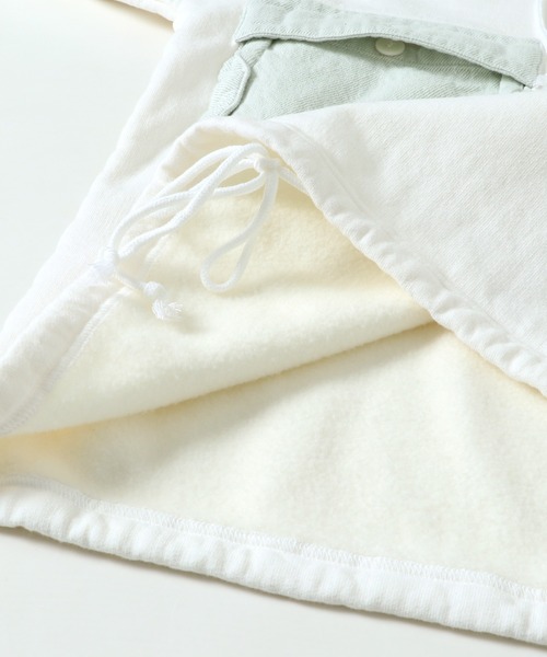 GYPSY&SONS（ジプシーアンドサンズ）の「80/F HIMARAYA PARKA 80フリースヒマラヤパーカー（パーカー・メンズ・オフホワイト/ブラック・MEDIUM/LARGE/X-LARGE）」の11枚目の写真