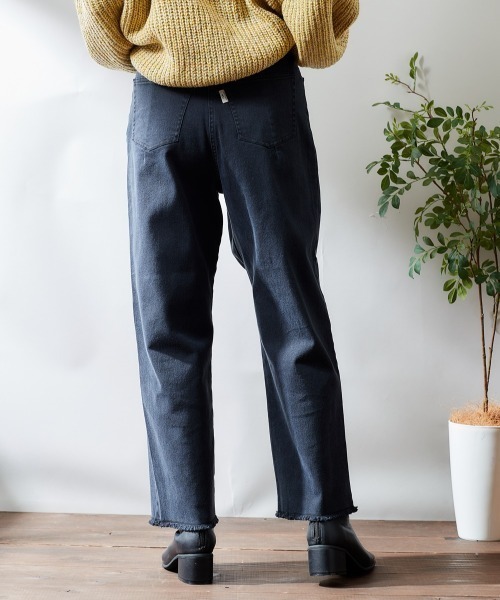 cepo（セポ）の「カラーデニムラップパンツ（その他パンツ・レディース・ブラック/ワインレッド/ダークインディゴブルー/グリーン/ワンウォッシュ・M/S）」の21枚目の写真