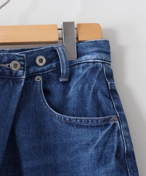 cepo（セポ）の「カラーデニムラップパンツ（その他パンツ・レディース・ブラック/ワインレッド/ダークインディゴブルー/グリーン/ワンウォッシュ・M/S）」の11枚目の写真