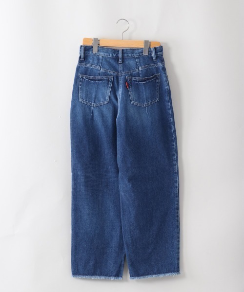 cepo（セポ）の「カラーデニムラップパンツ（その他パンツ・レディース・ブラック/ワインレッド/ダークインディゴブルー/グリーン/ワンウォッシュ・M/S）」の8枚目の写真