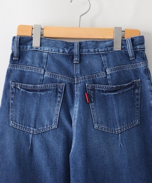 cepo（セポ）の「カラーデニムラップパンツ（その他パンツ・レディース・ブラック/ワインレッド/ダークインディゴブルー/グリーン/ワンウォッシュ・M/S）」の17枚目の写真