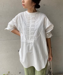 CAPRICIEUX LE'MAGE | ツイストピンタックシャツ(シャツ/ブラウス)