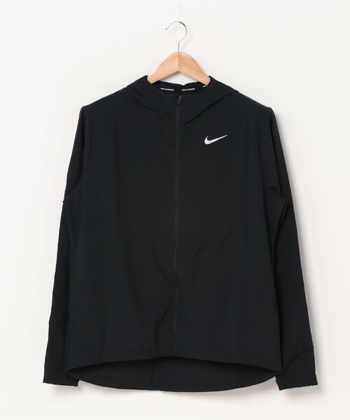 NIKE(ナイキ)の「ナイキ NIKE ラン ストライプ ウーブン ジャケット(ジャージ・メンズ・ブラック・S/M/L/XL)」の1枚目の写真
