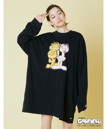Little sunny bite | LittleSunnyBite/リトルサニーバイト/little sunny bite×Garfeld long tee(Tシャツ/カットソー)