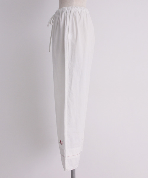 Malle（マル）の「Malle cotton poplin モノグラム裾レース