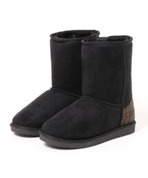 BETTY CLUB（ベティクラブ）の「【ハリスツイード】ミドル丈ムートンブーツ（ブーツ・レディース）」