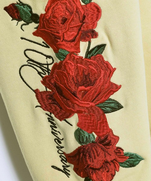 LEGENDA Tシャツ legenda tシャツ LEGENDA｜レジェンダ 薔薇 総刺繍 T