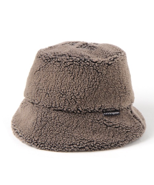 RUNNING HIGH★韓国★人気シリーズ RNHI BOA FLEECE BUCKET HAT runningHIGH(ランニングハイ)の「【RUNNING HIGH 】RNHI BOA