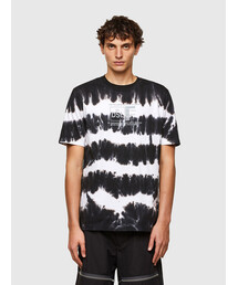 DIESEL | メンズ Tシャツ タイダイ リフレクト 半袖 クルーネック(Tシャツ/カットソー)
