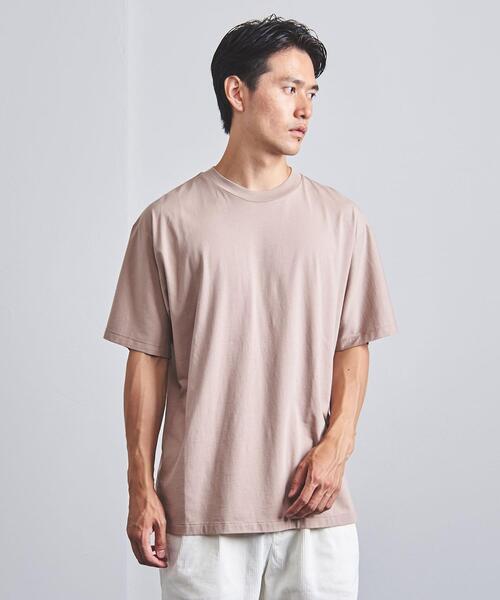 BLUE(ブルー)の「<BLUE(ブルー)> ドロップショルダー クルーネック ショートスリーブ(Tシャツ/カットソー・メンズ・ホワイト/ブラック/オリーブ/ピンク/ライム・LARGE/MEDIUM/SMALL/X-LARGE)」の5枚目の写真