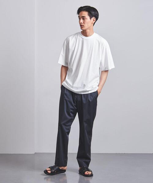 BLUE(ブルー)の「<BLUE(ブルー)> ドロップショルダー クルーネック ショートスリーブ(Tシャツ/カットソー・メンズ・ホワイト/ブラック/オリーブ/ピンク/ライム・LARGE/MEDIUM/SMALL/X-LARGE)」の18枚目の写真