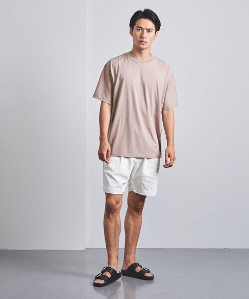 BLUE(ブルー)の「<BLUE(ブルー)> ドロップショルダー クルーネック ショートスリーブ(Tシャツ/カットソー・メンズ・ホワイト/ブラック/オリーブ/ピンク/ライム・LARGE/MEDIUM/SMALL/X-LARGE)」の22枚目の写真