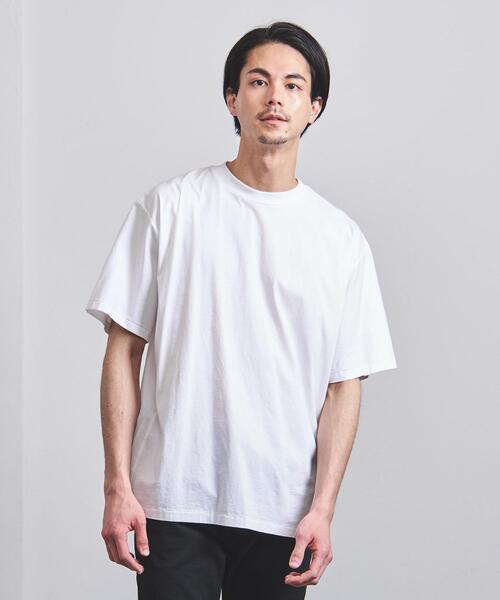 BLUE(ブルー)の「<BLUE(ブルー)> ドロップショルダー クルーネック ショートスリーブ(Tシャツ/カットソー・メンズ・ホワイト/ブラック/オリーブ/ピンク/ライム・LARGE/MEDIUM/SMALL/X-LARGE)」の6枚目の写真