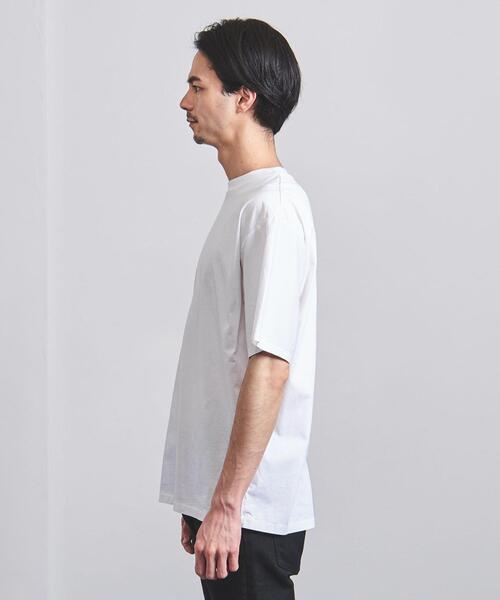 BLUE(ブルー)の「<BLUE(ブルー)> ドロップショルダー クルーネック ショートスリーブ(Tシャツ/カットソー・メンズ・ホワイト/ブラック/オリーブ/ピンク/ライム・LARGE/MEDIUM/SMALL/X-LARGE)」の8枚目の写真