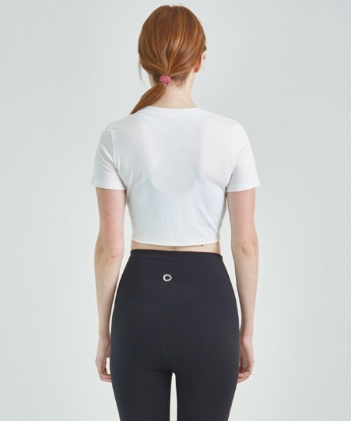 CIENNA(シエナ)の「【CIENNA 】リラクシングシリーズ 半袖カバーアップティーシャツ / RELAXING SERIES SHORT-SLEEVE TAI COVER-UP(スポーツグッズ・レディース・ブラック/カーキオリーブ/チャコール/ライム/パープル/ロイヤルブルー/ホワイト・MEDIUM/SMALL/LARGE)」の11枚目の写真