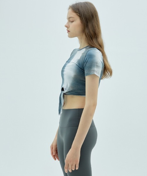 CIENNA(シエナ)の「【CIENNA 】リラクシングシリーズ 半袖カバーアップティーシャツ / RELAXING SERIES SHORT-SLEEVE TAI COVER-UP(スポーツグッズ・レディース・ブラック/カーキオリーブ/チャコール/ライム/パープル/ロイヤルブルー/ホワイト・MEDIUM/SMALL/LARGE)」の18枚目の写真