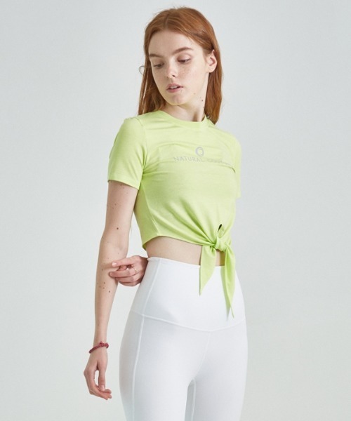 CIENNA(シエナ)の「【CIENNA 】リラクシングシリーズ 半袖カバーアップティーシャツ / RELAXING SERIES SHORT-SLEEVE TAI COVER-UP(スポーツグッズ・レディース・ブラック/カーキオリーブ/チャコール/ライム/パープル/ロイヤルブルー/ホワイト・MEDIUM/SMALL/LARGE)」の20枚目の写真