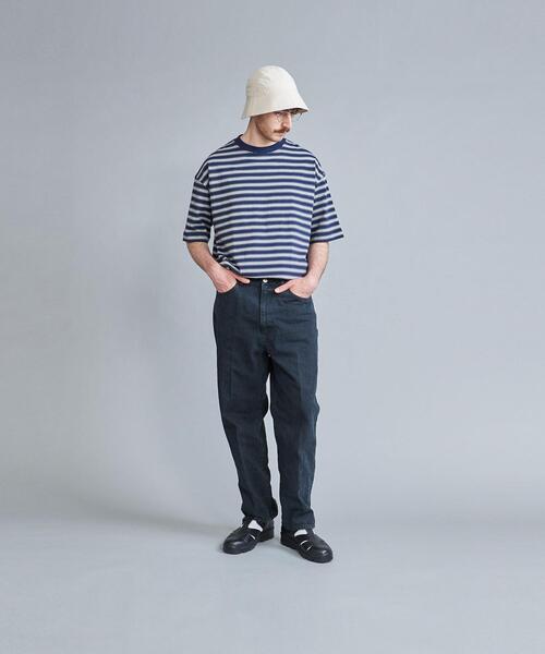 Steven Alan(スティーブンアラン)の「<Steven Alan> HI-DENS BORDER CREW NECK SHORT SLEEVE TEE-BOLD/Tシャツ(Tシャツ/カットソー・メンズ・ライトグレー/ネイビー/ブラック/グレー/ナチュラル・L/S/XL/M)」の13枚目の写真