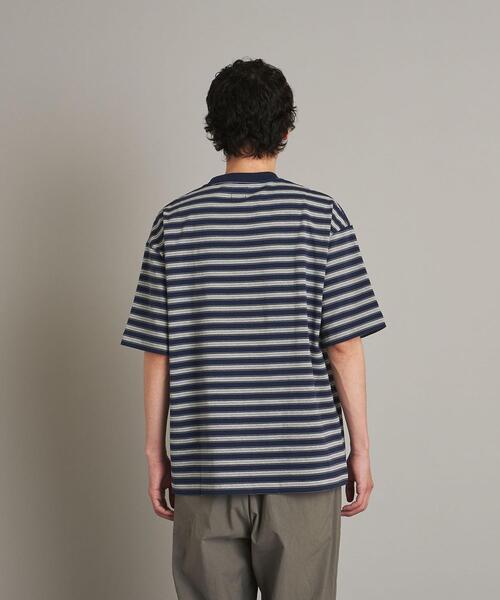 Steven Alan(スティーブンアラン)の「<Steven Alan> HI-DENS BORDER CREW NECK SHORT SLEEVE TEE-BOLD/Tシャツ(Tシャツ/カットソー・メンズ・ライトグレー/ネイビー/ブラック/グレー/ナチュラル・L/S/XL/M)」の19枚目の写真