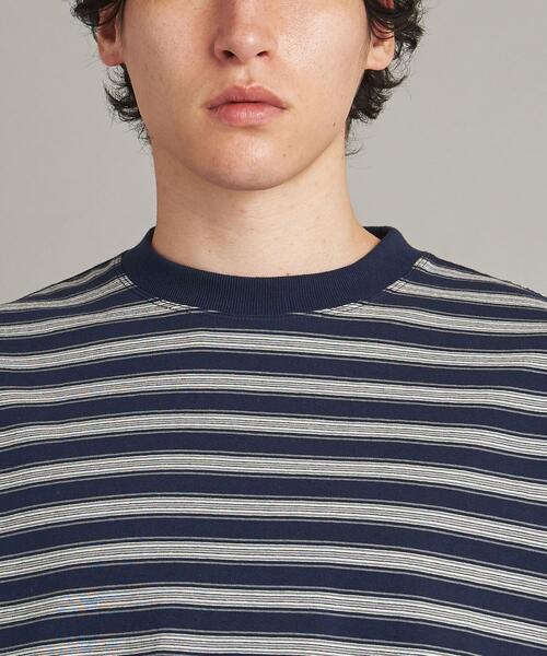 Steven Alan(スティーブンアラン)の「<Steven Alan> HI-DENS BORDER CREW NECK SHORT SLEEVE TEE-BOLD/Tシャツ(Tシャツ/カットソー・メンズ・ライトグレー/ネイビー/ブラック/グレー/ナチュラル・L/S/XL/M)」の20枚目の写真