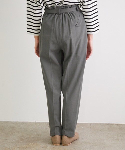 ROPE' PICNIC(ロペピクニック)の「【WEB限定カラーあり】【セットアップ対応】アセテート混ドライタッチテーパードパンツ(その他パンツ・レディース・ベージュ/サックスブルー/ライトグリーン/グレー系その他/グリーン系その他3・40/38/36)」の12枚目の写真