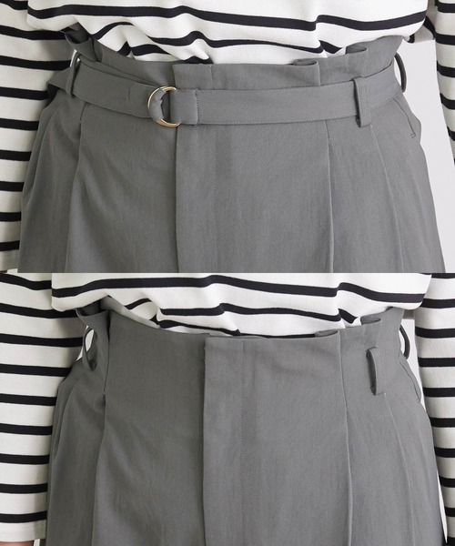 ROPE' PICNIC(ロペピクニック)の「【WEB限定カラーあり】【セットアップ対応】アセテート混ドライタッチテーパードパンツ(その他パンツ・レディース・ベージュ/サックスブルー/ライトグリーン/グレー系その他/グリーン系その他3・40/38/36)」の16枚目の写真