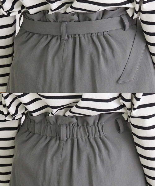 ROPE' PICNIC(ロペピクニック)の「【WEB限定カラーあり】【セットアップ対応】アセテート混ドライタッチテーパードパンツ(その他パンツ・レディース・ベージュ/サックスブルー/ライトグリーン/グレー系その他/グリーン系その他3・40/38/36)」の14枚目の写真