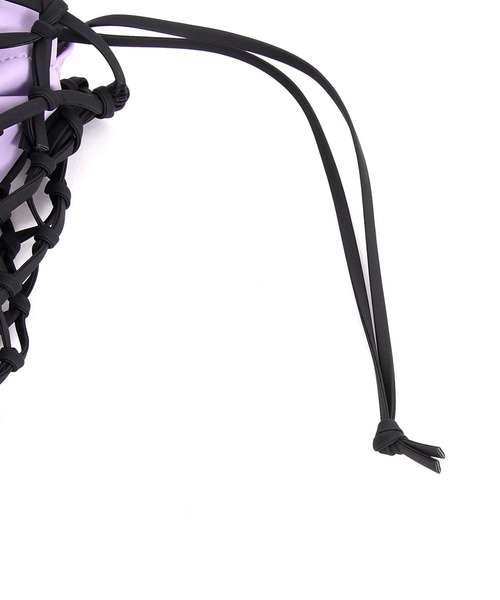 Laugoa(ラウゴア)の「KOEK ショルダー かごバッグ(かごバッグ・レディース・パープル/ブラック/シルバー/アイボリー・9)」の16枚目の写真