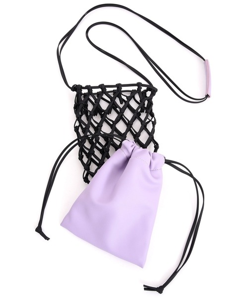 Laugoa(ラウゴア)の「KOEK ショルダー かごバッグ(かごバッグ・レディース・パープル/ブラック/シルバー/アイボリー・9)」の17枚目の写真