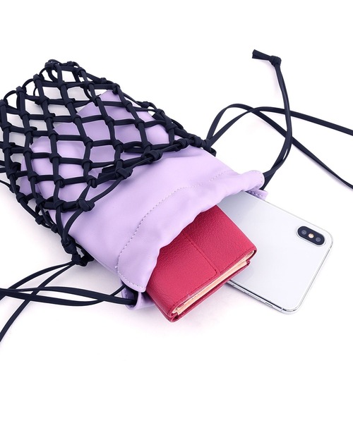 Laugoa(ラウゴア)の「KOEK ショルダー かごバッグ(かごバッグ・レディース・パープル/ブラック/シルバー/アイボリー・9)」の19枚目の写真