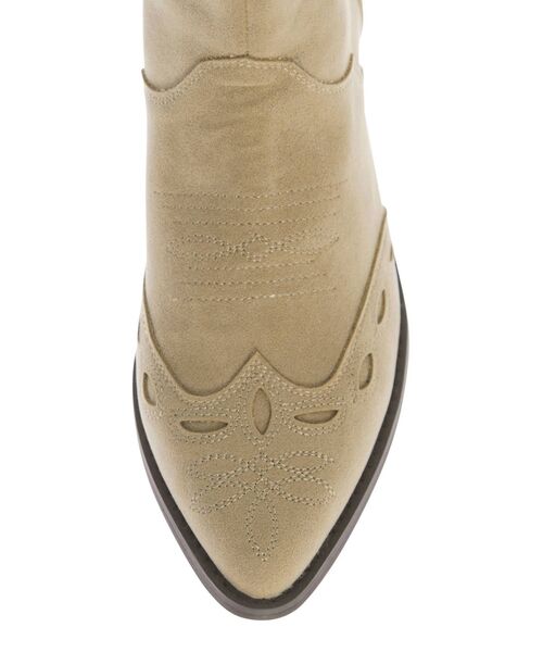 Ungrid（アングリッド）の「フェイクスウェードウエスタンブーツ（ブーツ・レディース・ブラック/ベージュ・S/M/L）」の7枚目の写真