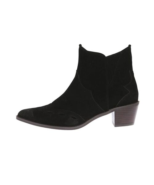 Ungrid（アングリッド）の「フェイクスウェードウエスタンブーツ（ブーツ・レディース・ブラック/ベージュ・S/M/L）」の11枚目の写真