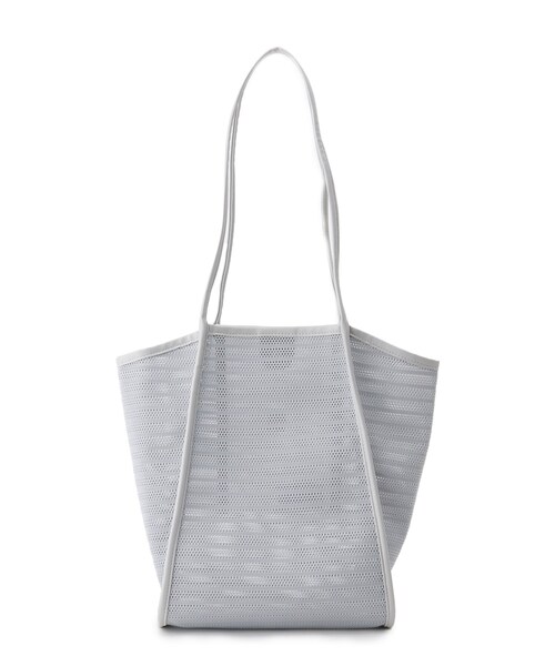 AG by aquagirl（エージーバイアクアガール）の「◆メッシュパイピングトート（トートバッグ・レディース・ブラック/グレー/ライトベージュ・00）」の10枚目の写真