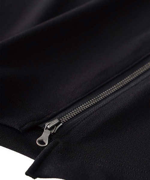 SHAREEF(シャリーフ)の「GEORGETTE JQ ZIP-HEM DOLMAN S/S T(Tシャツ/カットソー・メンズ・グレイッシュベージュ/ブラック/チャコールグレー/ホワイト系その他・3/1/2)」の9枚目の写真