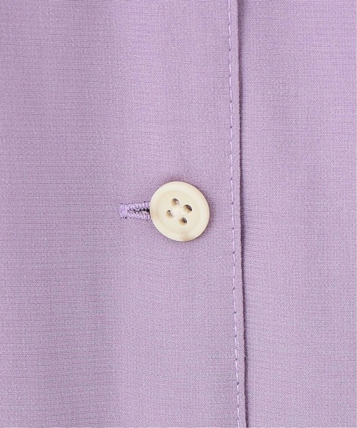 Simplicite（サンプリシテ）の「カイキンシャツ（シャツ/ブラウス・レディース・ベージュ/パープル/アイボリー・FREE）」の5枚目の写真